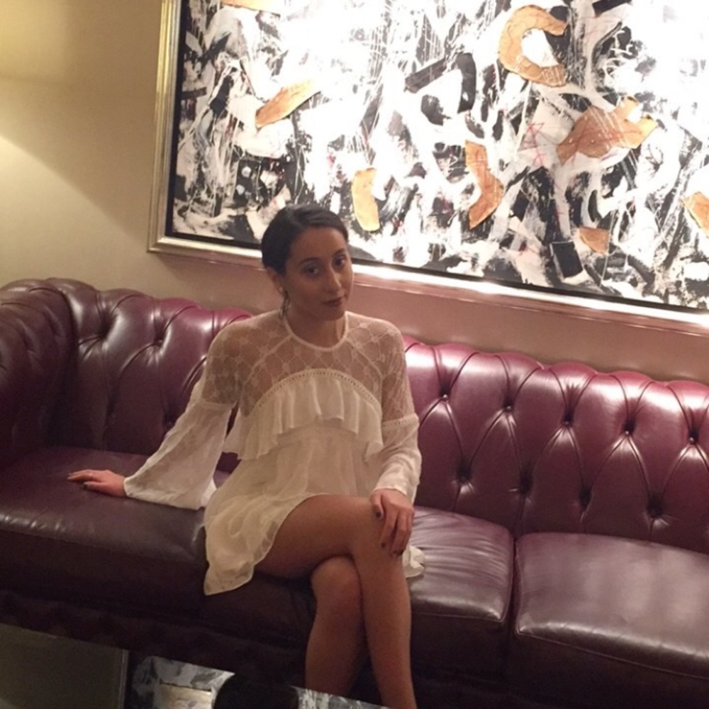 White long sleeve dress